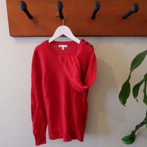 Gap luxe red sweater